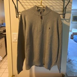 Polo By Ralph Lauren Sweater Grey Cotton XXL